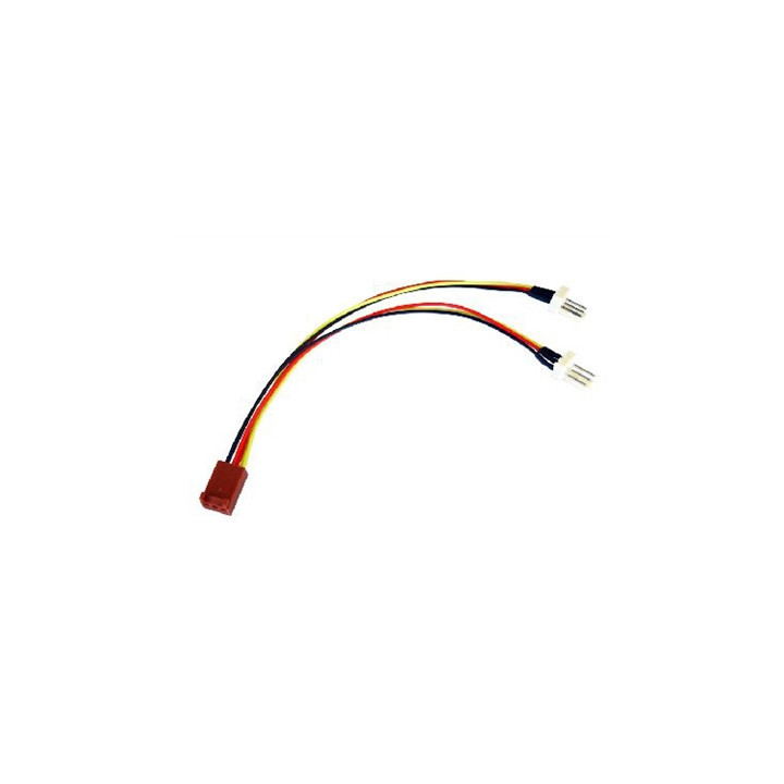 3-Pin Fan (F) to 2 x 3-Pin Fan (M + M) 0.15m OEM Internal Splitter Cable