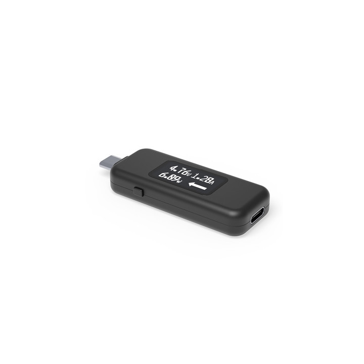 Plugable USBC-VAMETER3 Pass-Through USB-C VA Meter for High Power Devices