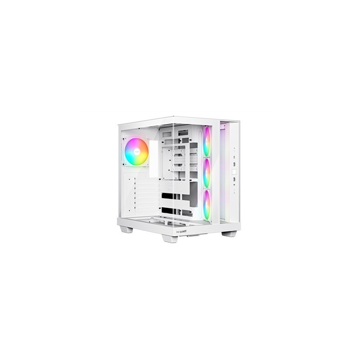 be quiet! BGW86  Light Base 500 LX Mid Tower Gaming Case  1 x USB Type-C / 2 x USB 3.2  High Airflow ATX Case  4x Pre-Installed 