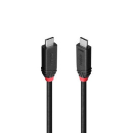 Lindy Black Line 37002 2m USB4 240W Cable  24 pin USB-C (M) to 24 pin USB-C (M)