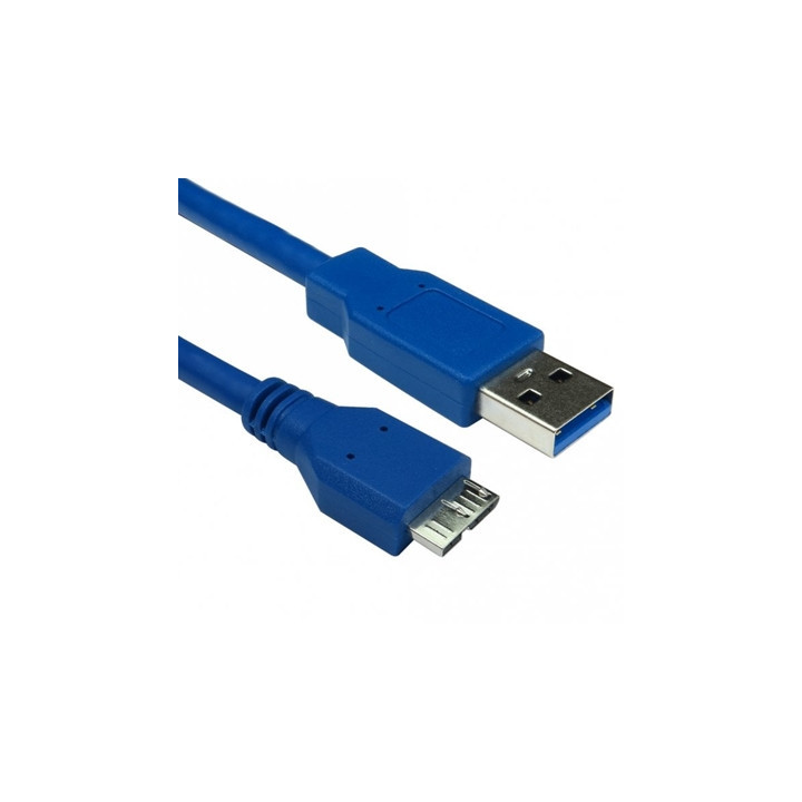 USB 3.0 A (M) to USB 3.0 Micro B (M) 0.75m Blue OEM Data Cable