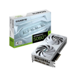 Gigabyte NVIDIA GeForce RTX 5060 Ti EAGLE OC ICE 16GB GDDR7 Graphics Card  4608 CUDA Cores  2617 MHz Core Clock  Dual Fan  3x Di