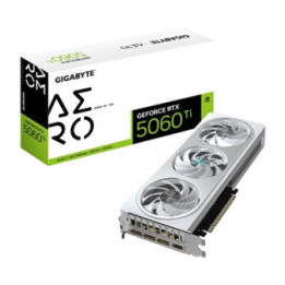 Gigabyte NVIDIA GeForce RTX 5060 Ti AERO OC 16GB GDDR7 Graphics Card  4608 CUDA Cores  2647 MHz Core Clock  Triple Fan  3x Displ