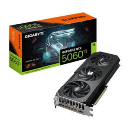 Gigabyte NVIDIA GeForce RTX 5060 Ti GAMING OC 16GB GDDR7 Graphics Card  4608 CUDA Cores  2647 MHz Core Clock  Triple Fan  RGB  3