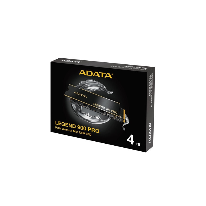 Adata Legend (SLEG-900P-4TCS) 900 PRO PCIe Gen4 x4 M.2 2280 Solid State Drive   R/W speed up to 7 400/6 500 MB/s  5-year limited