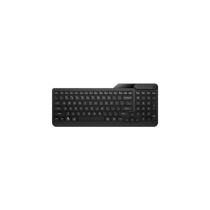 HP 475 Dual-Mode Wireless Keyboard  Bluetooth or 2.4Ghz Wireless  Pair up to 3 Devices  12 Progammable Keys  Qwerty UK English L