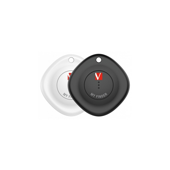 Verbatim MYF-02 My Finder Bluetooth Item Finder 2 Pack Black /White