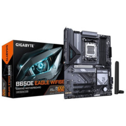 Gigabyte B650E EAGLE WIFI6E AMD AM5 Socket Motherboard  ATX  4x DDR5 Slots  3x M.2 Sockets  Fitted I/O Shield  2.5GbE LAN  Wi-Fi