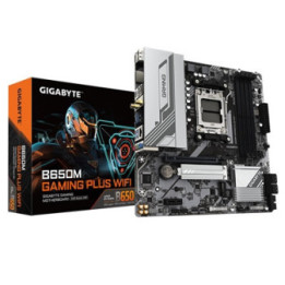 Gigabyte B650M GAMING PLUS WIFI (Rev. 1.2) AMD AM5 Socket Motherboard  Micro-ATX  4x DDR5 Slots  2x M.2 Sockets  Fitted I/O Shie