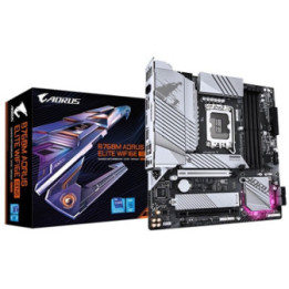 Gigabyte B760M AORUS ELITE WIFI6E GEN5 Intel 1700 Socket Motherboard  Micro-ATX  4x DDR5 Slots  2x M.2 Sockets  2.5GbE LAN  Wi-F