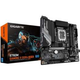 Gigabyte B760M GAMING X DDR4 GEN5 Intel 1700 Socket Motherboard  Micro-ATX  4x DDR4 Slots  2x M.2 Sockets  Fitted I/O Shield  2.