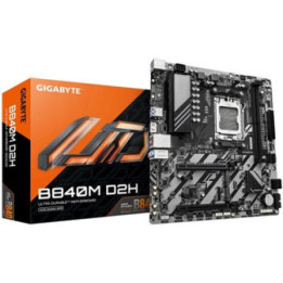 Gigabyte B840M D2H AMD AM5 Socket Motherboard  Micro-ATX  2x DDR5 Slots  2x M.2 Sockets  2.5GbE LAN  1x HDMI Port