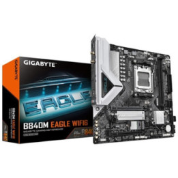 Gigabyte B840M EAGLE WIFI6 AMD AM5 Socket Motherboard  Micro-ATX  2x DDR5 Slots  2x M.2 Sockets  Fitted I/O Shield  2.5GbE LAN  