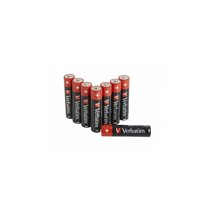 Verbatim AAA Battery Alkaline 8 Pack (Hangcard)