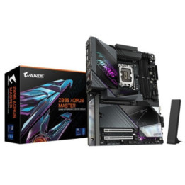 Gigabyte Z890 AORUS MASTER Intel 1851 Socket Motherboard  ATX  4x DDR5 Slots  5x M.2 Sockets  Fitted I/O Shield  10GbE LAN  Wi-F