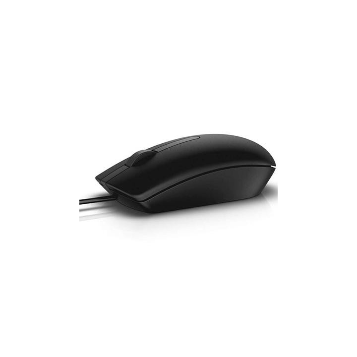 Dell MS116 Wired USB Mouse  2-Buttons  1000dpi and Optical Tracking  Ambidextrous Design for PC  Mac and Laptop  Black
