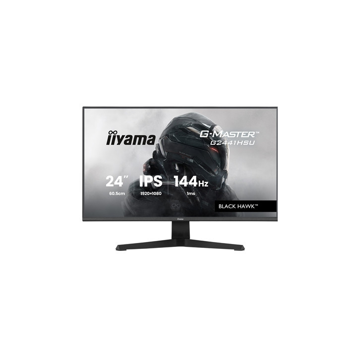 iiyama G-Master Black Hawk gaming monitor G2441HSU-B1 24“ Black  IPS  Ultra Slim Bezel  Full HD  144Hz  1ms  FreeSync  HDMI  Dis