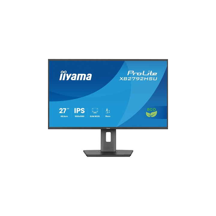 iiyama XB2792HSU-B1 27-Inch Eco IPS LCD  120Hz  1ms  Eyesafe & EyeComfort Certified  1920x1080  300 cd/m (2) Brightness  1x HDMI