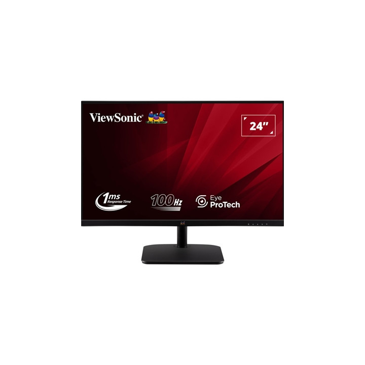 Viewsonic VA2432-H-2 24 Inch IPS Frameless Monitor   Full HD  LED  Widescreen  100Hz  1ms  VGA  HDMI  VESA