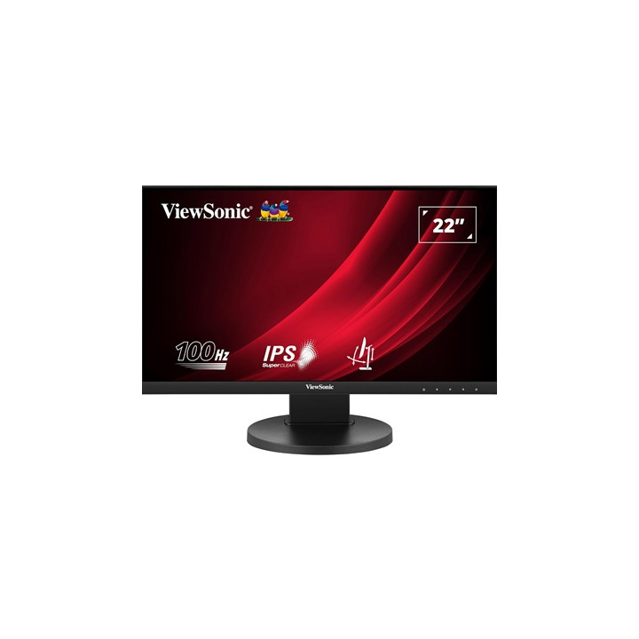 Viewsonic VG2208A-HD 22-Inch Full HD Monitor  1080p  1920 x 1080 resolution  100Hz  HDMI  VGA  DisplayPort  5ms  LED  VA Panel  