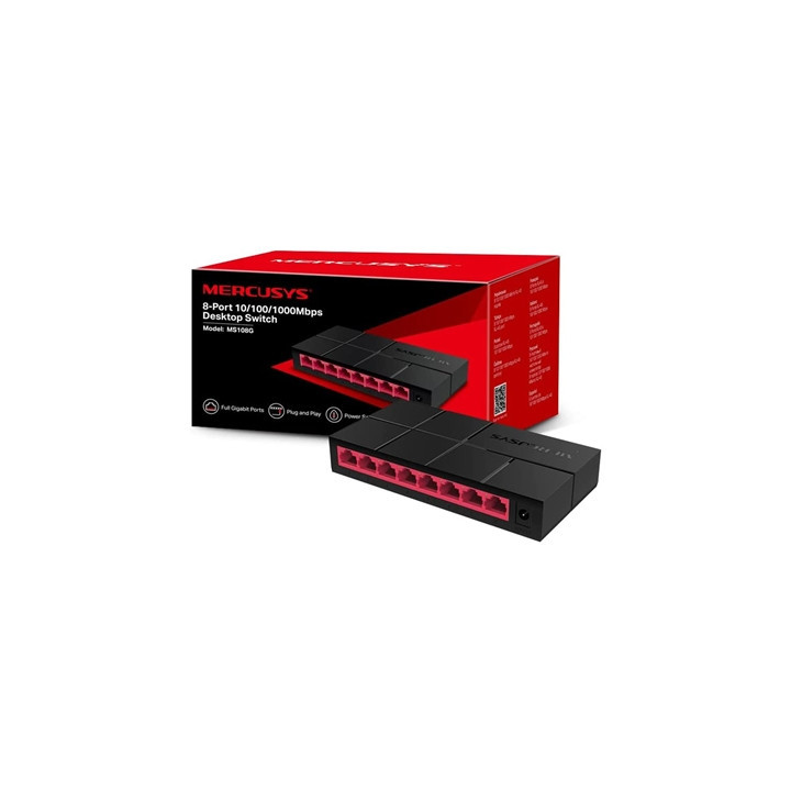 Mercusys MS108G 8 Port Gigabit Ethernet Network Switch