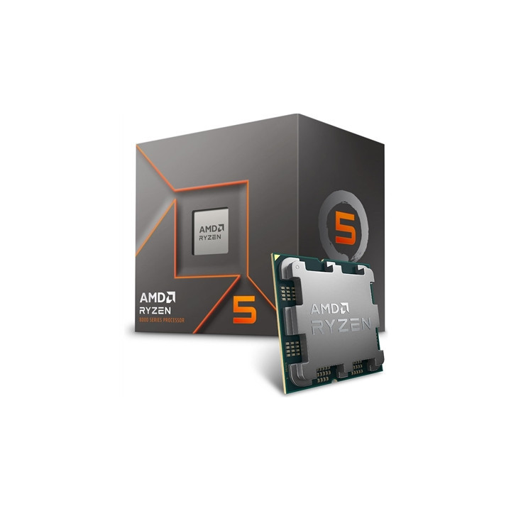 AMD Ryzen 5 8400F AM5 4.7GHz 6 Core Processor  12 Threads  22MB Cache  65W TDP