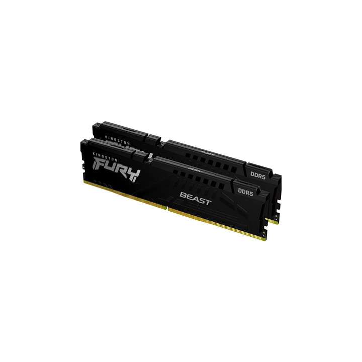 Kingston FURY Beast KF552C40BBK2-16 16GB (2x 8GB) DIMM System Memory  5200MHz  DDR5  CL40  Black  Intel XMP