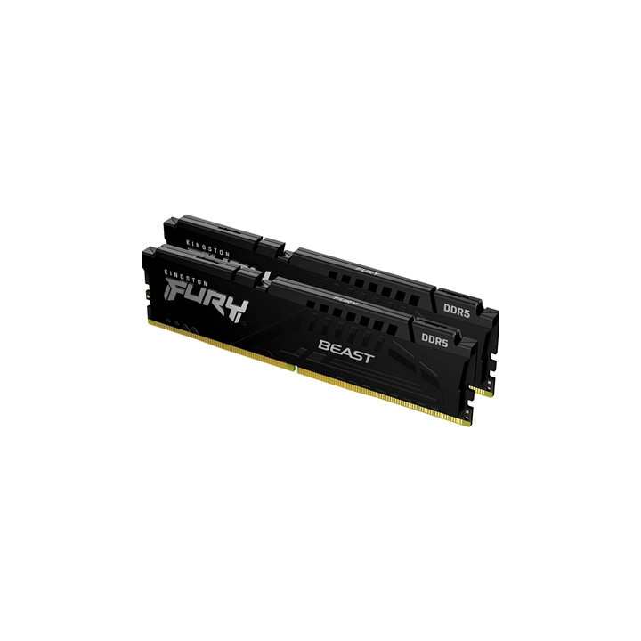 Kingston FURY Beast KF556C40BBK2-64 64GB (2x 32GB) DIMM System Memory  5600MHz  DDR5  CL40  Black  Intel XMP