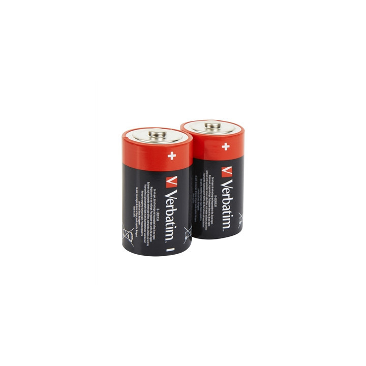 Verbatim D Battery Alkaline 2 Pack