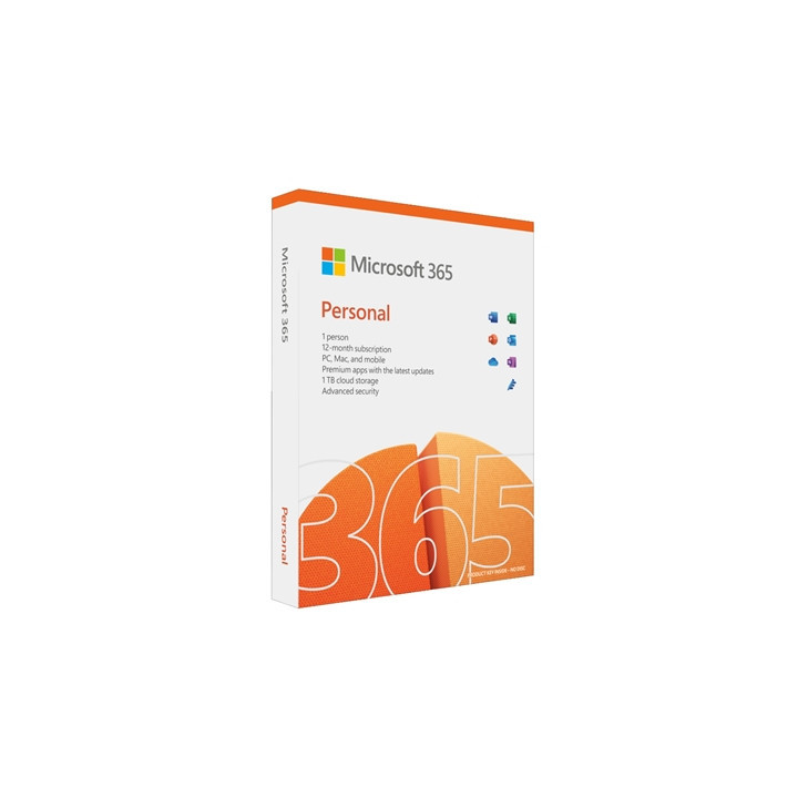 Microsoft Office 365 Personal 1 Year 1 User - Retail Boxed FY25H2