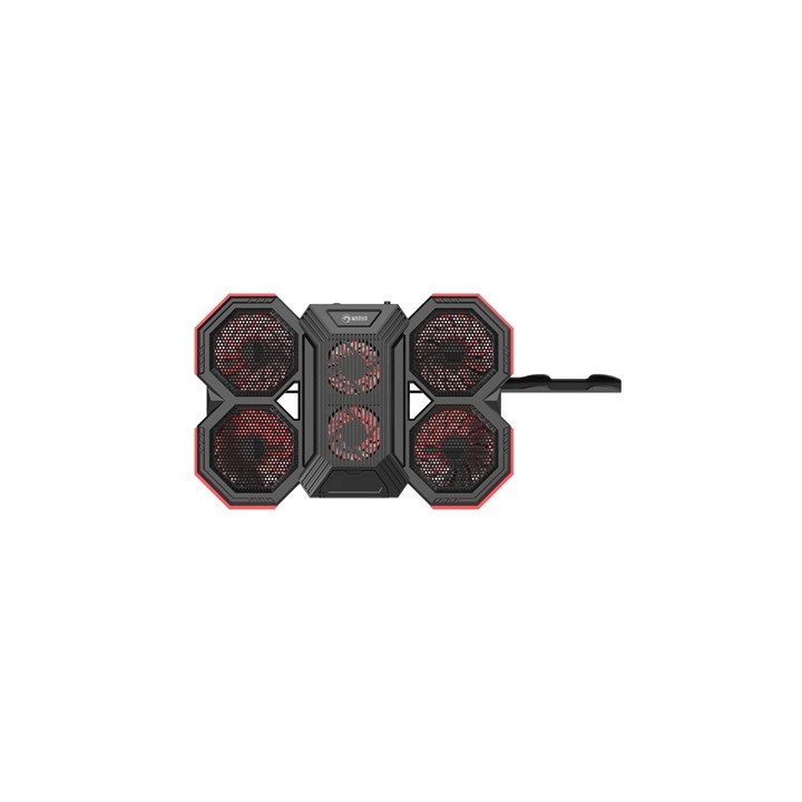 Marvo Scorpion FN-41 Atlas 60 USB Powered Six Fan Laptop Cooling Stand (Black)