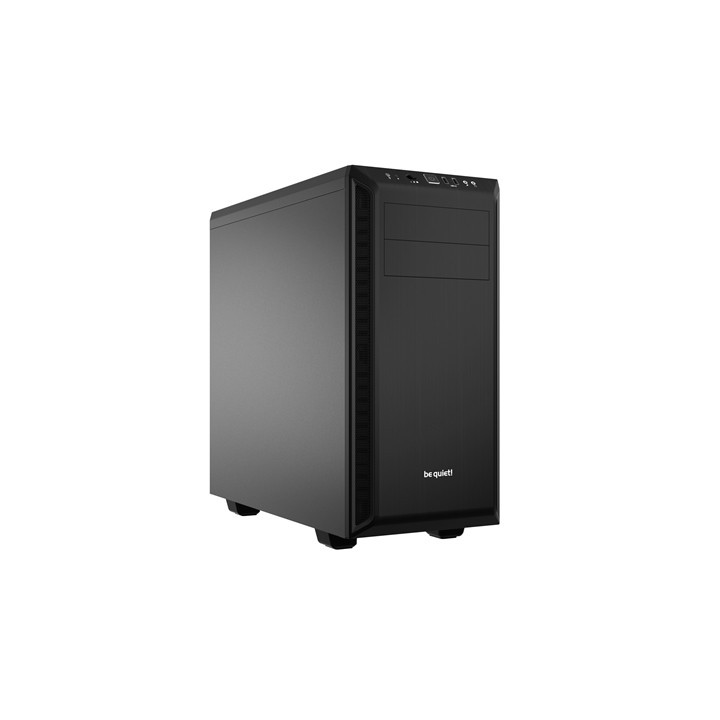 be quiet! BG021 Pure Base 600 Mid Tower Gaming Case  2 x USB 3.2  Water Cooling Ready  Completely Sound Insulated  2 x Pre-Insta