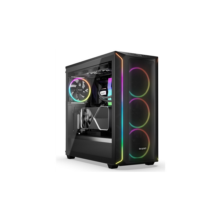 be quiet! Shadow Base 800 FX  Mid Tower Gaming Case  1 x USB Type-C / 1 x USB 3.2  Tinted and Tempered Glass Side Window Panel  