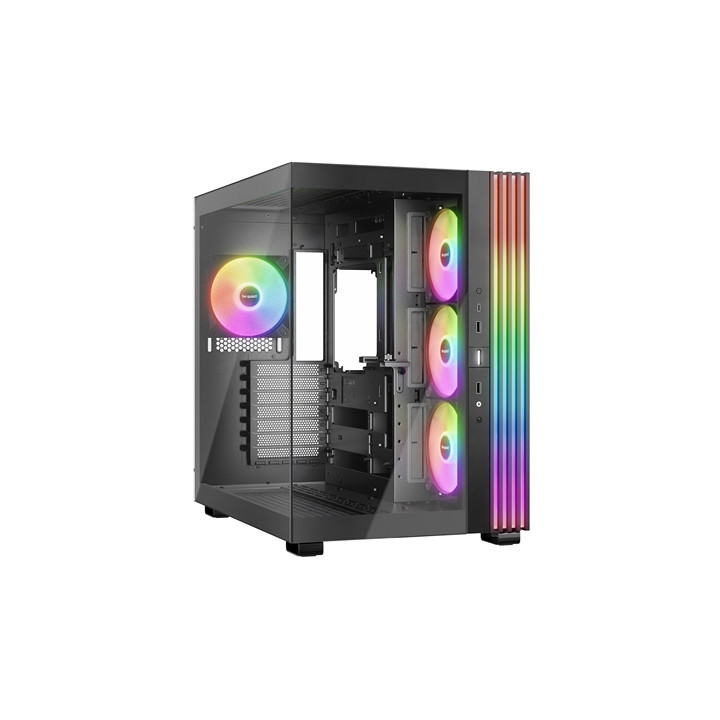 be quiet! BGW67 Light Base 600 LX Mid Tower Gaming Case  1 x USB Type-C / 2 x USB 3.0  Tempered Glass Front & Side Window Panel 