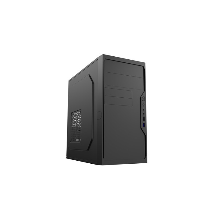 CiT Work Micro-ATX PC Case with USB 3.0  HD Audio  and Efficient Cooling. Compact Steel Design for Home and Office Builds