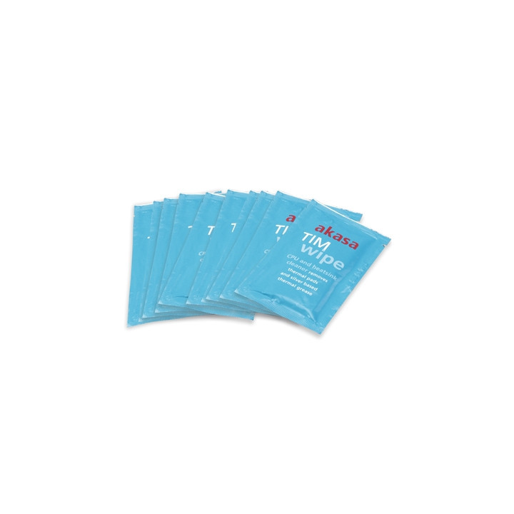 Akasa Pack of 10 Thermal Interface Material (TIM) Cleaning Wipes