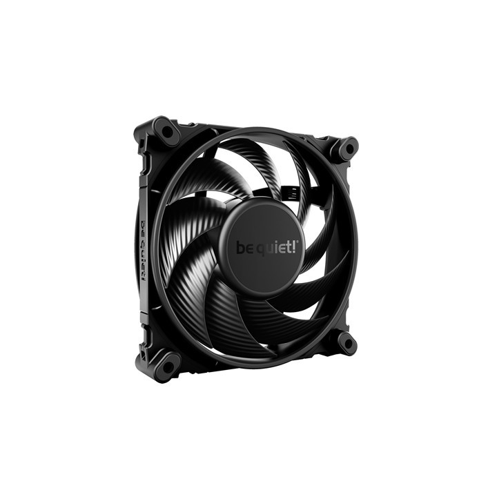be quiet! Silent Wings 4 PWM Black Fan  120mm  1600RPM  4-Pin PWM Fan Connector  Black Frame  Black Blades  Optimized Fan Blades