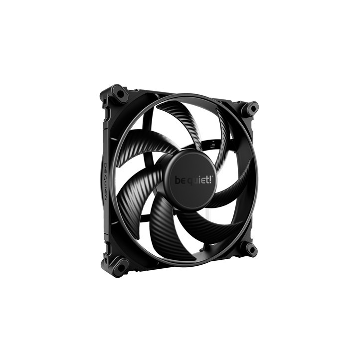be quiet! Silent Wings 4 PWM Black Fan  140mm  1100RPM  4-Pin PWM Fan Connector  Black Frame  Black Blades  Optimized Fan Blades
