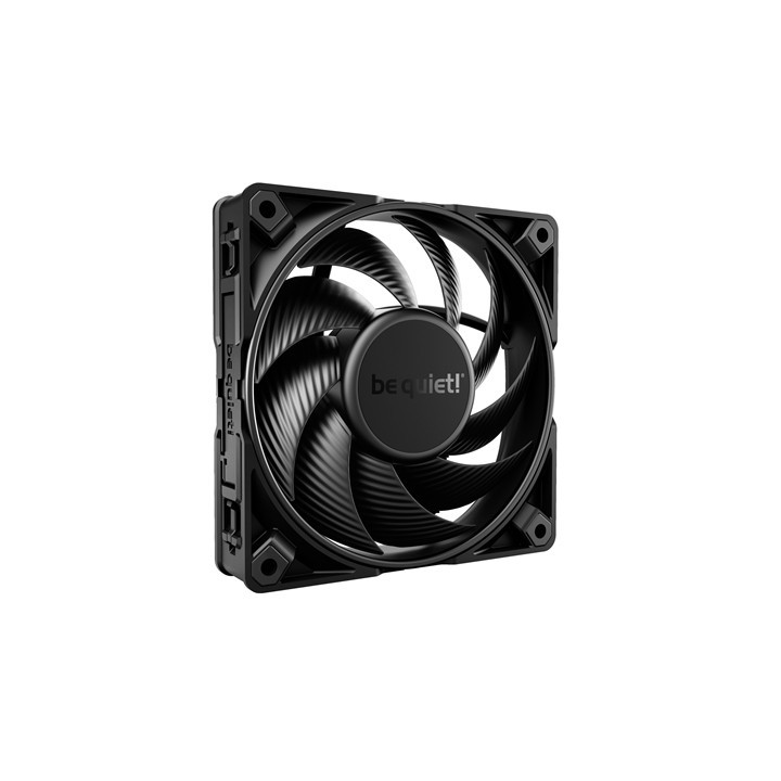 be quiet! Silent Wings Pro 4 PWM Black Fan  120mm  3000RPM  4-Pin PWM Fan Connector  Black Frame  Black Blades  Optimized Fan Bl