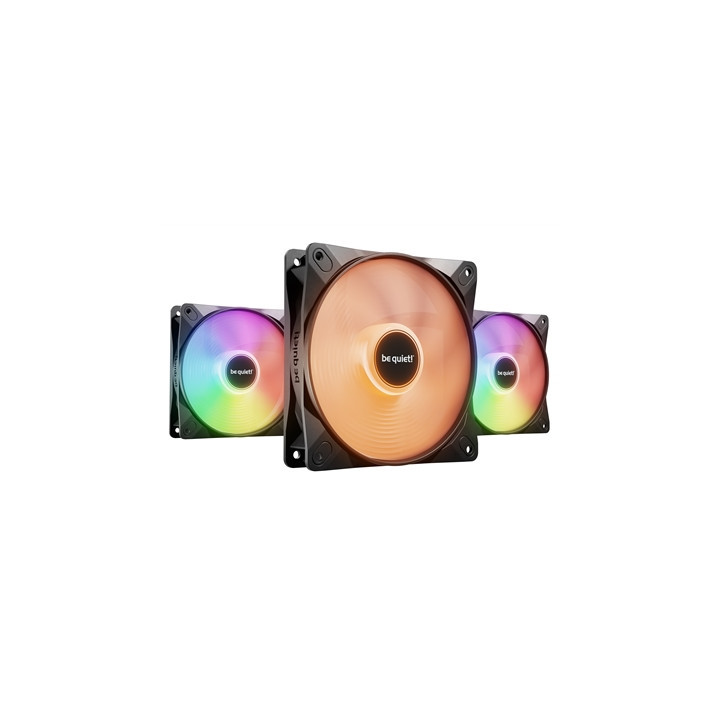 be quiet! Light Wings LX 120mm PWM High-Speed Fan  ARGB Lighting  Black  Ultra-Quiet Operation  High Airflow  Rifle Bearing  Dai