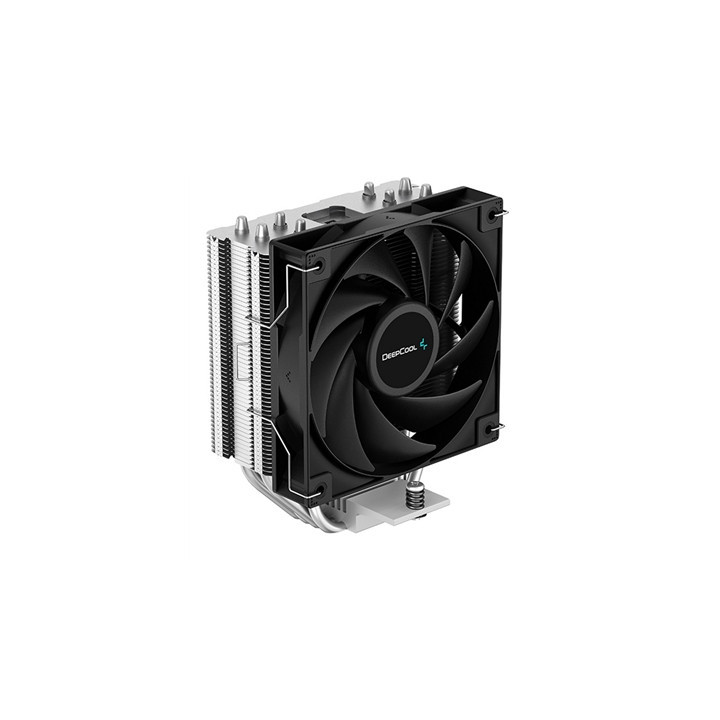 DeepCool AG400 Fan CPU Cooler  Universal Socket  High Efficiency 120mm PWM Cooling Black Fan  2000RPM  4 Heat Pipes  220W Heat D