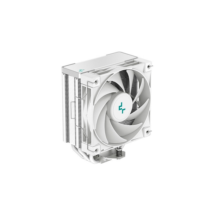 DeepCool AK400 WH Fan CPU Cooler  Universal Socket  High Performance 120mm Silent Hydro Bearing PWM White Fan  1850RPM  4 Heat P