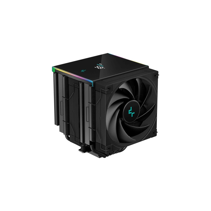 DeepCool AK620 Digital CPU Cooler  Black  2x 120mm Fan  Dual Tower  ARGB  6x Direct Touch Copper Heatpipes  Intel/AMD
