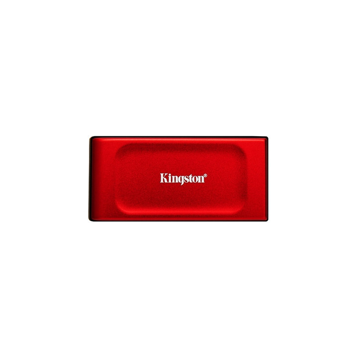 Kingston XS1000 Red (SXS1000R/1000G) 1TB Portable External SSD  Read 1050MB/s  Write 1000MB/s  USB 3.2 Gen 2  5 Year Warranty
