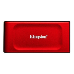 Kingston XS1000 Red (SXS1000R/2000G) 2TB Portable External SSD  Read 1050MB/s  Write 1000MB/s  USB 3.2 Gen 2  5 Year Warranty