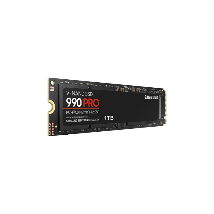 Samsung 990 PRO(MZ-V9P1T0BW) 1TB NVMe SSD  PCIe Gen4  M.2 Interface  2280  Read 7450 MB/s  Write 6900 MB/s  5 Year Warranty