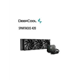 DeepCool SPARTACUS 420 Liquid CPU Cooler  Triple 120mm ARGB Fans  Anti-Leak Tech  Gen 6 Pump  Compatible with Intel & AMD Socket