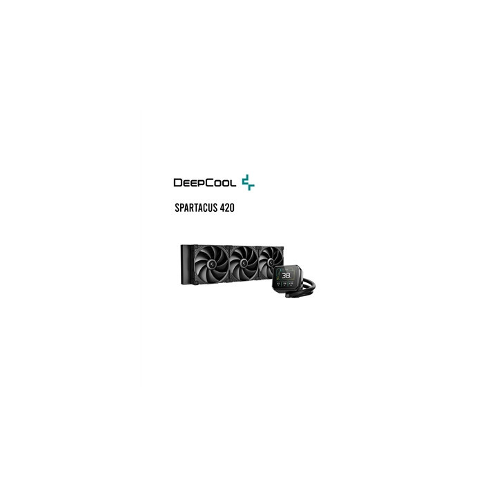 DeepCool SPARTACUS 420 Liquid CPU Cooler  Triple 120mm ARGB Fans  Anti-Leak Tech  Gen 6 Pump  Compatible with Intel & AMD Socket