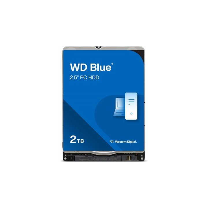 WD Blue WD20SPZX 2 TB 2.5“ SATA 6Gb/s 5400 rpm Internal Hard Drive