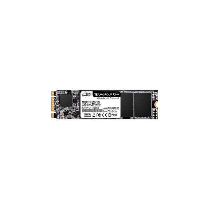 Team MS30 (TM8PS7512G0C101) 512GB  M.2 Sata Interface  PCIe Gen3  Read 550MB/s  Write 480MB/s  3 Year Warranty